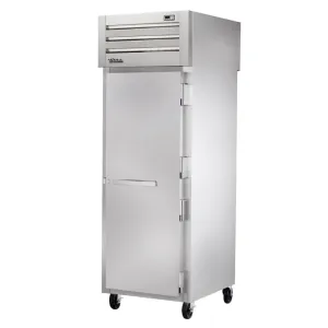 True STR1RPT-1S-1G-HC 27 1/2 One Section Pass Thru Refrigerator. (1) Right Hinge Solid Door. 115v