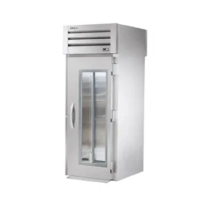 True STR1RRT-1G-1S. Commercial 35 One Section Roll Thru Refrigerator. (1) Right Hinge Glass Door. 115v