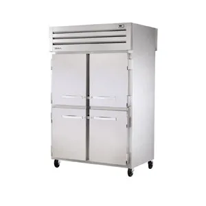 True STR2F-4HS-HC. Commercial 52 5/8 Two Section Reach In Freezer. (4) Solid Doors. 115v