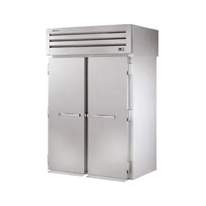 True STR2RRT89-2S-2S. Commercial 68 Two Section Roll Thru Refrigerator 2 Left Right Hinge Solid Doors