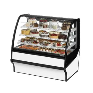 True TDM-R-48-GE/GE-S-W 48 1/4 Full Service Bakery Case w/ Curved Glass - (4) Levels. 115v