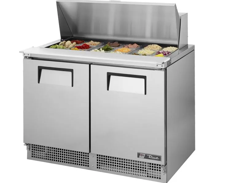 True TFP-48-18M. Commercial  48 Sandwich/Salad Prep Table w/ Refrigerated Base