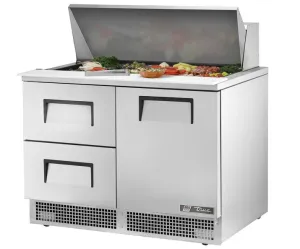 True TFP-48-18M-D-2. Commercial 48 Sandwich/Salad Prep Table w/ Refrigerated Base. 115v