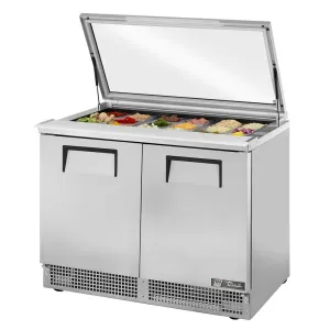 True TFP-48-18M-FGLID. Commercial 48 Sandwich/Salad Prep Table w/ Refrigerated Base. 115