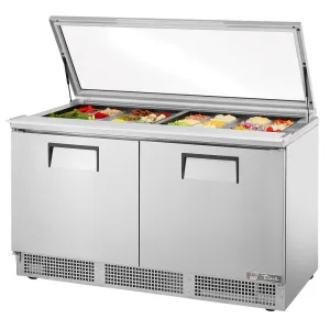 True TFP-64-24M-FGLID. Commercial 64 Sandwich/Salad Prep Table w/ Refrigerated Base. 115v