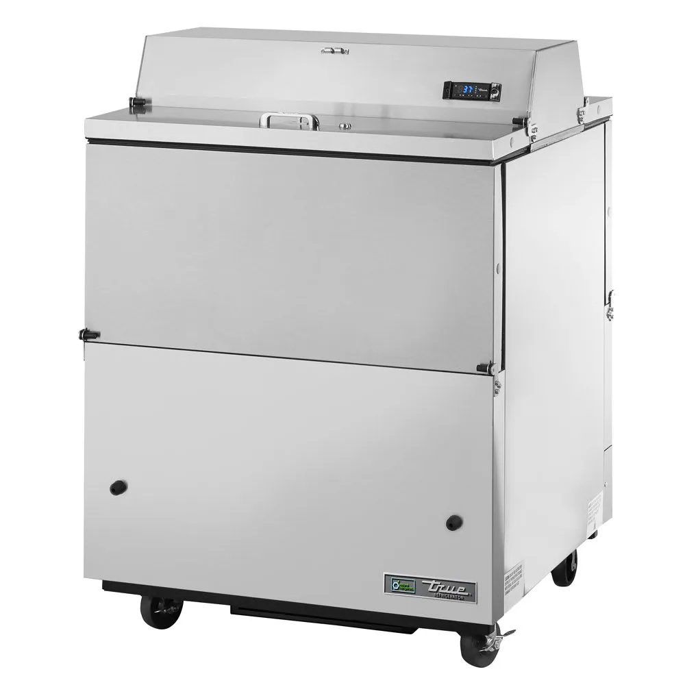 True TMC-34-S-DS-HC Milk Cooler w/ Top & Side Access - (512) Half Pint Carton Capacity. 115v