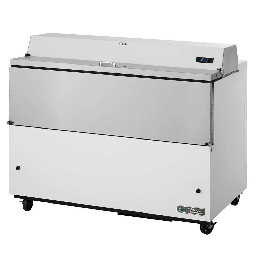 True TMC-49-SS-HC Milk Cooler w/ Top & Side Access - (768) Half Pint Carton Capacity. 115v