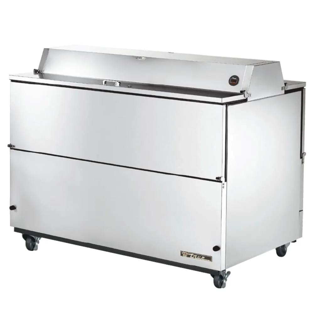 True TMC-58-S-DS-HC Milk Cooler w/ Top & Side Access - (1024) Half Pint Carton Capacity. 115v