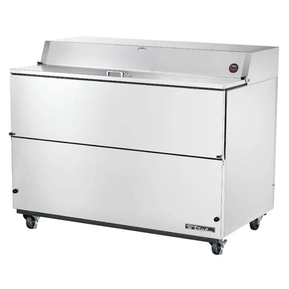True TMC-58-S-SS-HC Milk Cooler w/ Top & Side Access - (1024) Half Pint Carton Capacity. 115v