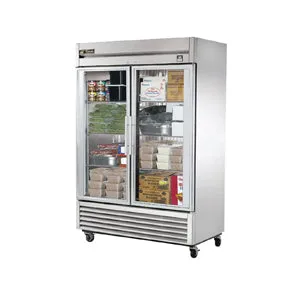 True TS-49FG-HC~FGD01. Commercial 54 Reach-In Freezer Glass Doors 2 Section