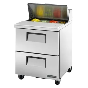 True TSSU-27-08D-2-HC 27 Sandwich/Salad Prep Table w/ Refrigerated Base. 115v
