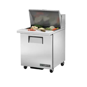 True TSSU-27-12M-B-HC. Commercial 27 Sandwich/Salad Prep Table w/ Refrigerated Base. 115v