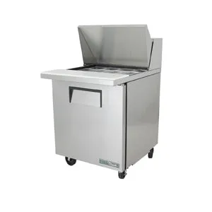 True TSSU-27-12M-C-HC. Commercial 27 Sandwich/Salad Prep Table w/ Refrigerated Base. 115v