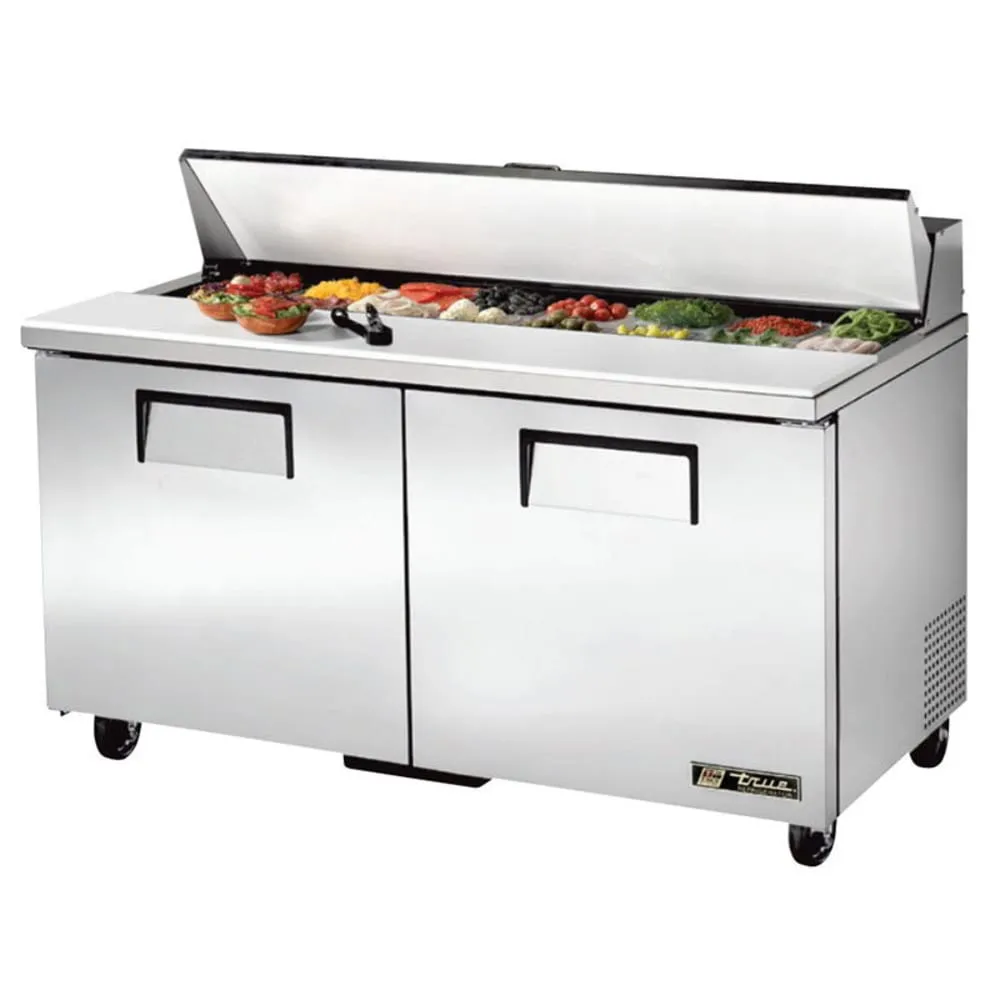 True TSSU-60-16-HC 60 3/8 2 Door Refrigerated Sandwich Prep Table