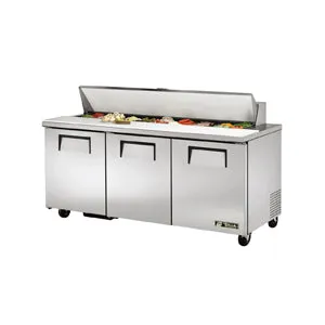 True TSSU-72-18-HC. Commercial 72 Sandwich/Salad Prep Table w/ Refrigerated Base