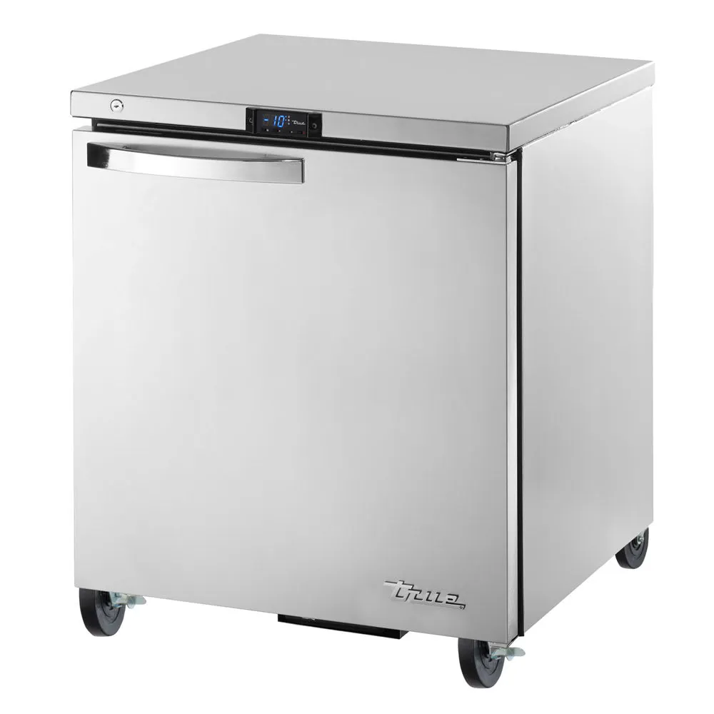 True TUC-27F-HC~SPEC3. Commercial 27 W Undercounter Freezer w/ (1) Section & (1) Door. 115v