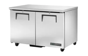 True TUC-48-HC~SPEC3 48 W Undercounter Refrigerator w/ (2) Sections & (2) Doors. 115v
