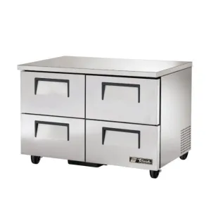 True TUC-48F-D-4-HC 48 1/2 W Undercounter Freezer w/ (4) Sections & (4) Drawers. 115v