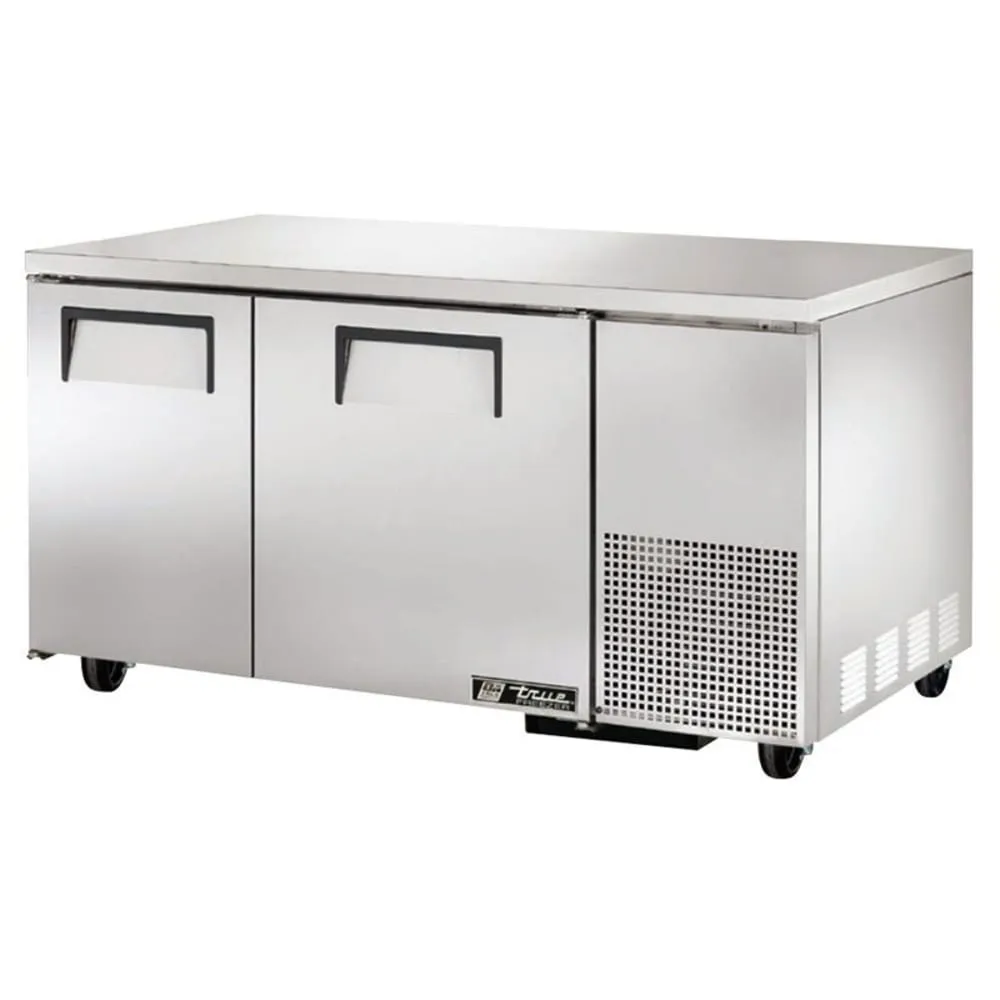 True TUC-60-32F-HC 60 W Undercounter Freezer w/ (2) Sections & (2) Doors. 115v