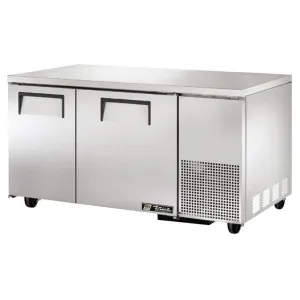 True TUC-60-32F-HC 60 W Undercounter Freezer w/ (2) Sections & (2) Doors. 115v