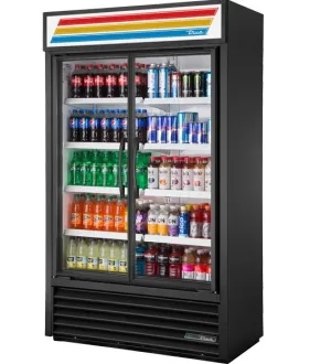 True TVM-48SL-HC~VM01 47 Two Section Glass Door Merchandiser. (2) Left/Right Hinge Doors. 115v