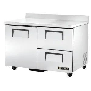 True TWT-48D-2-HC 48 Worktop Refrigerator w/ (2) Sections & (2) Drawers. 115v