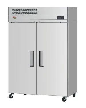 Turbo Air - EF47-2-N-V. Commercial 51 E-line Freezer. reach-in. two section. 42.2 cu.ft. capacity