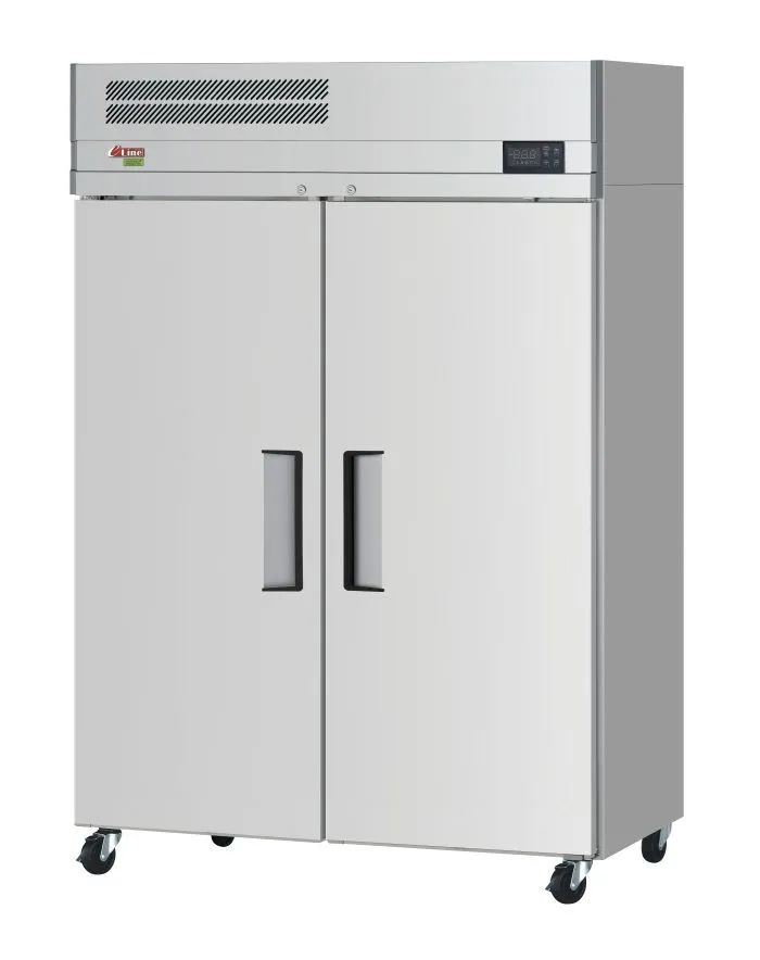 Turbo Air - EF47-2-N-V. Commercial 51 E-line Freezer. reach-in. two section. 42.2 cu.ft. capacity