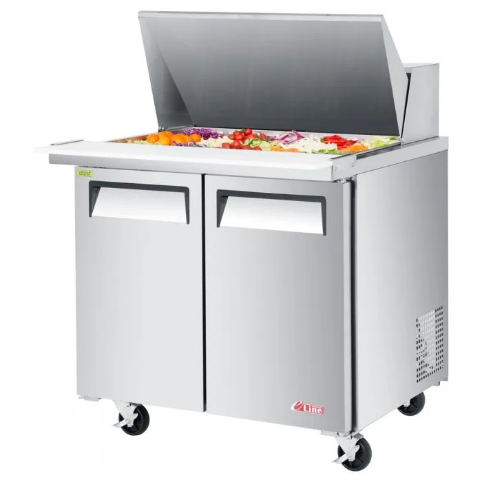 Turbo Air - EST-36-15-N6-V. 2 Solid Doors Mega Top Unit
