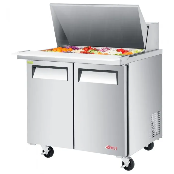 Turbo Air - EST-36-N6-V. 2 Solid Doors Sandwich/Salad Unit