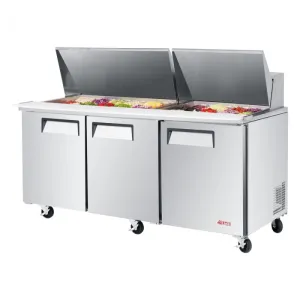 Turbo Air - EST-72-30-N-V. 3 Solid Doors Mega Top Unit