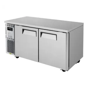 Turbo Air - JUF-60-N. 2 Solid Doors Undercounter Freezer. Side Mount