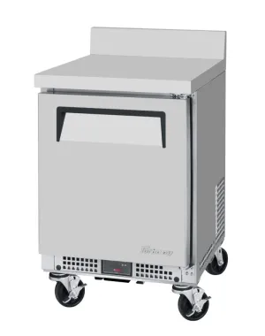 Turbo Air - MWR-20S-N6. 1 Solid Door Worktop Refrigerator - Shallow Depth