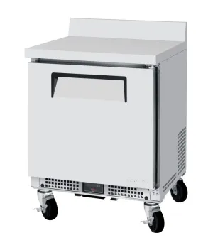 Turbo Air - MWR-24S-N6. 1 Solid Door Worktop Refrigerator - Shallow Depth