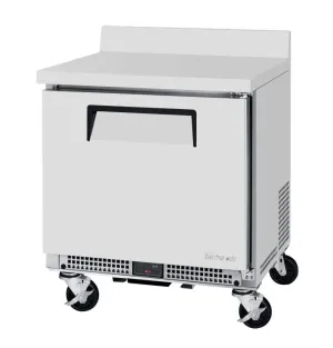 Turbo Air - MWR-27S-N6. 1 Solid Door Worktop Refrigerator - Shallow Depth