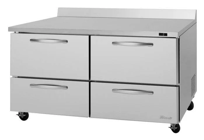 Turbo Air - PWF-60-D4-N. 4 Drawers Worktop Freezer
