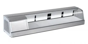 Turbo Air - SAK-60L-N. Commercial 60 Sushi Display Case Refrigerants Curved Glass 1.7 cu.ft.