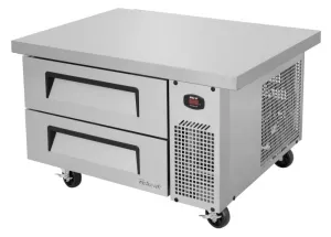 Turbo Air - TCBE-36SDR-E-N6. 2 Drawers (36) SS Chef Base Ref.. 6 Extended Top