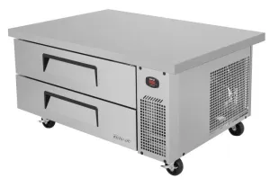 Turbo Air - TCBE-48SDR-E-N. 2 Drawers (48) SS Chef Base Ref.. 6 Extended Top