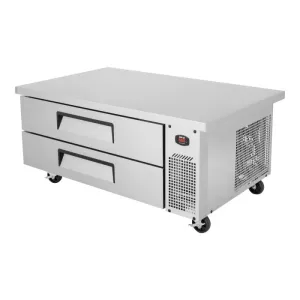 Turbo Air - TCBE-52SDR-E-N. 2 Drawers (52) SS Chef Base Ref.. 6 Extended Top