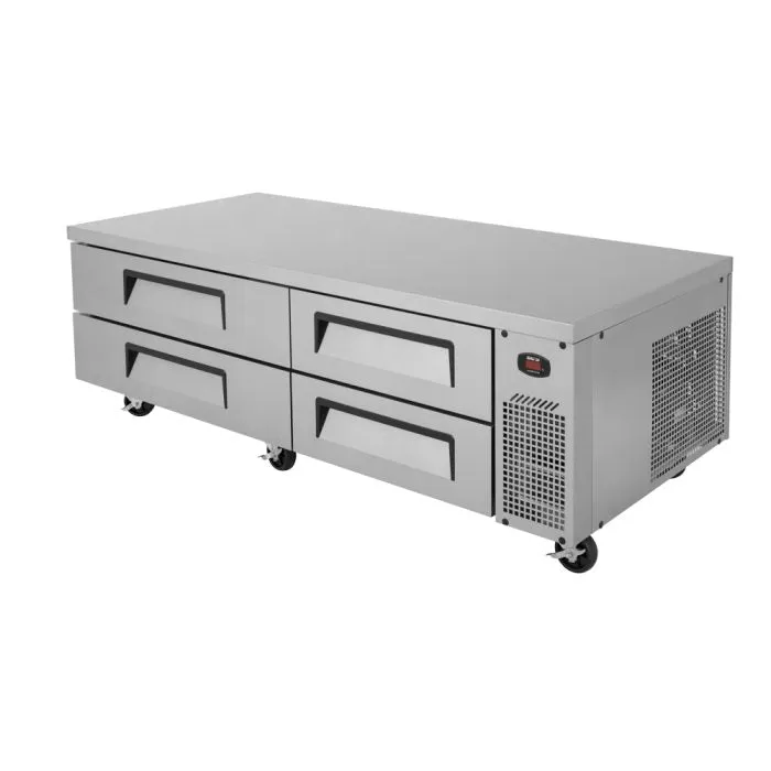 Turbo Air - TCBE-72SDR-N. 4 Drawers (72) SS Chef Base Ref.