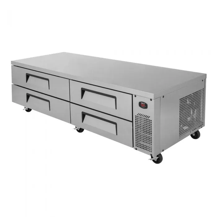 Turbo Air - TCBE-82SDR-N. 4 Drawers (82) SS Chef Base Ref.