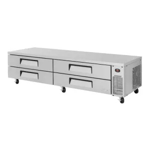 Turbo Air - TCBE-96SDR-N. 4 Drawers (96) SS Chef Base Refrigerator