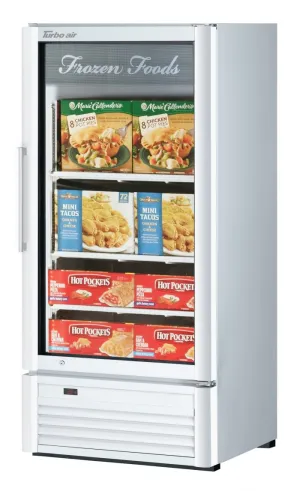 Turbo Air - TGF-10SD-N. 1 Door Swing Glass Merchandiser-Color option: (W). (B)