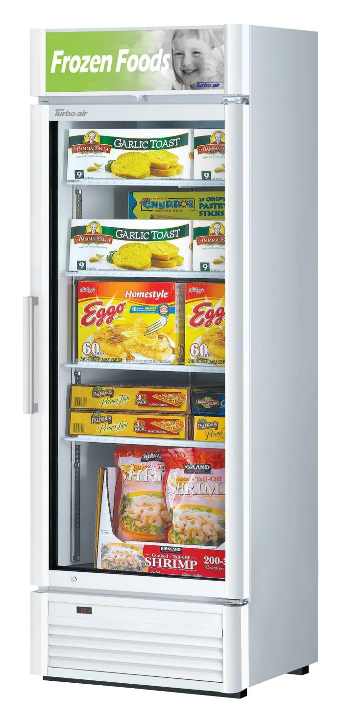 Turbo Air - TGF-15SD-N. 1 Door Swing Glass Merchandiser-Color option: (W). (B)