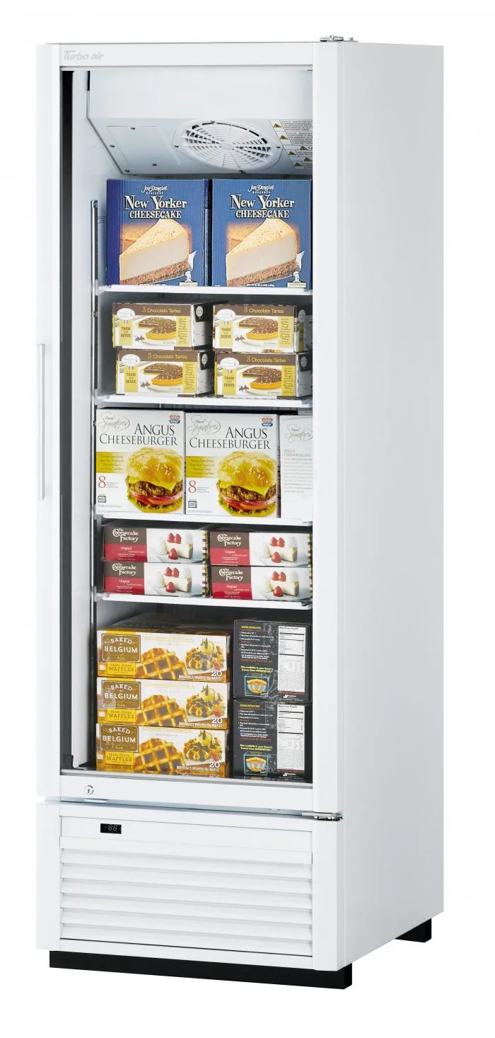 Turbo Air - TGF-23SDH*-N. 1 Door Swing Glass Merchandiser/Full Height-Color option: (W). (B)
