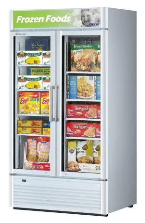 Turbo Air - TGF-35SD-N. 2 Doors Swing Glass Merchandiser-Color option: (W). (B)