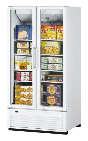 Turbo Air - TGF-35SDH*-N. 2 Doors Swing Glass Merchandiser/Full Height-Color option: (W). (B)