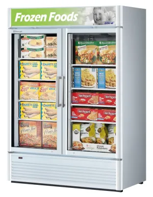 Turbo Air - TGF-47SD-N. 2 Doors Swing Glass Merchandiser-Color option: (W). (B)