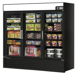 Turbo Air - TGF-72FAB-N. Commercial Glass Door Merchandisers Swing Door Freezer Three Section. 58.45 cu. ft.